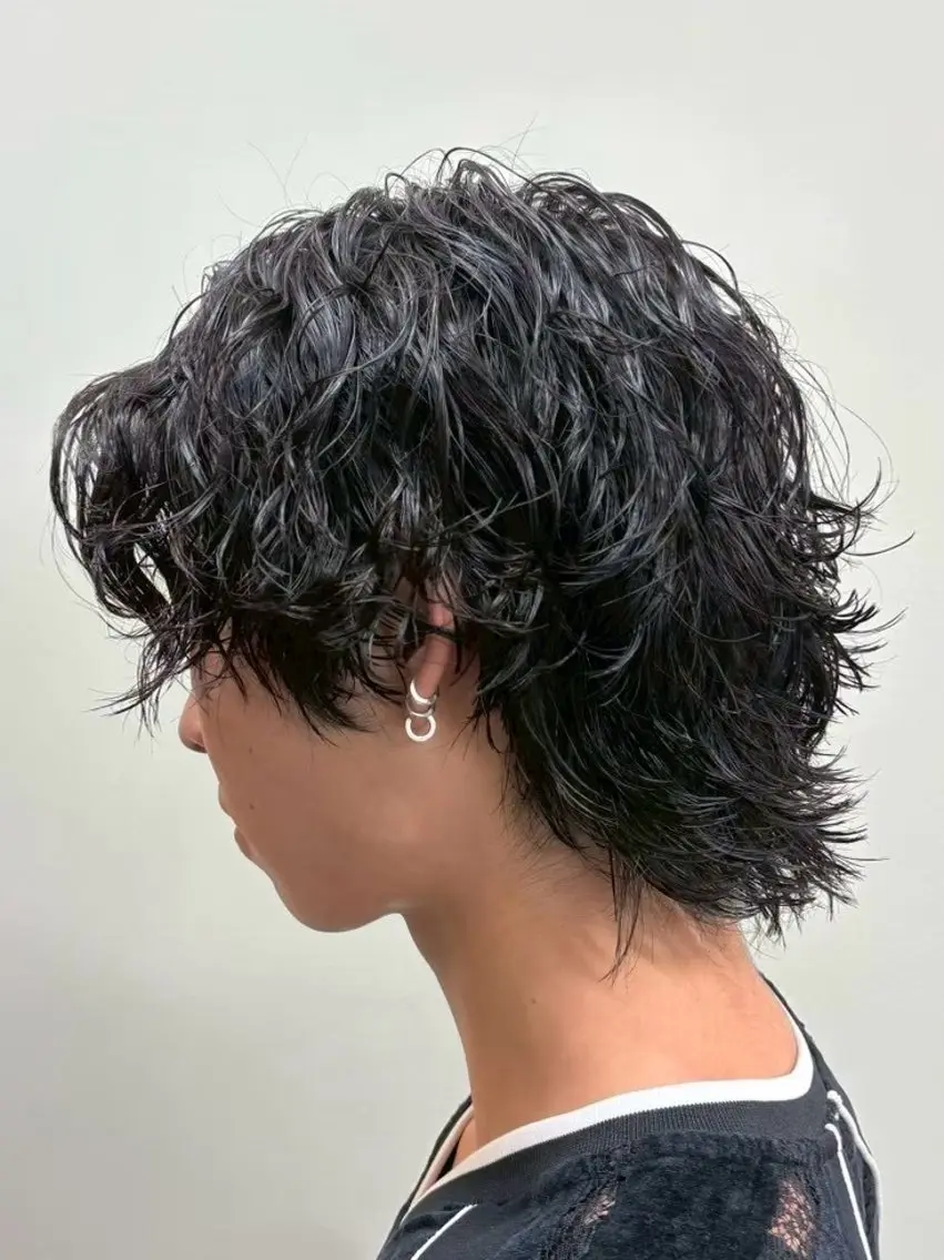 パーマ メンズ カット パーマ 🔥メンズカット🔥 パーマ⚡️松永のヘアスタイル