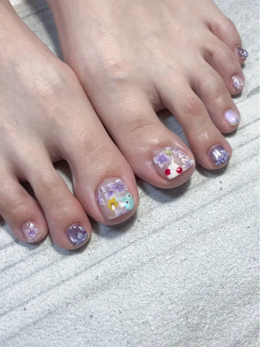 ネイル フットネイル FIORITURA aiのネイルデザイン