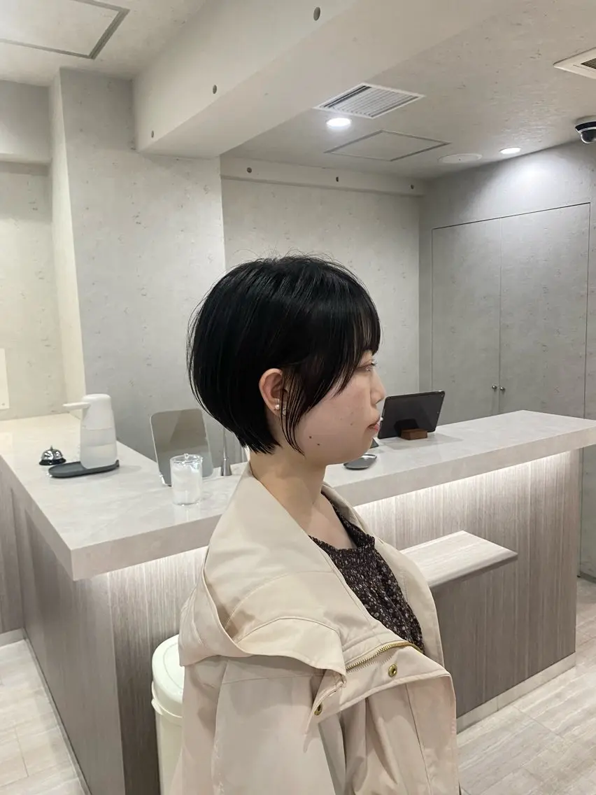 ショート カット トリートメント 🫧似合わせショート イシダ🫧のヘアスタイル