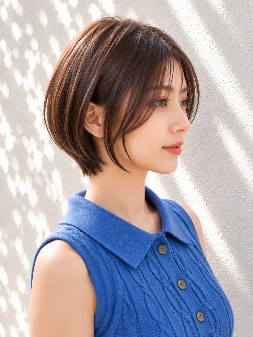ショート カラー 丸みショート ショートヘア カット ヘアカラー トリートメント terra✂️川嶋 大輔のヘアスタイル