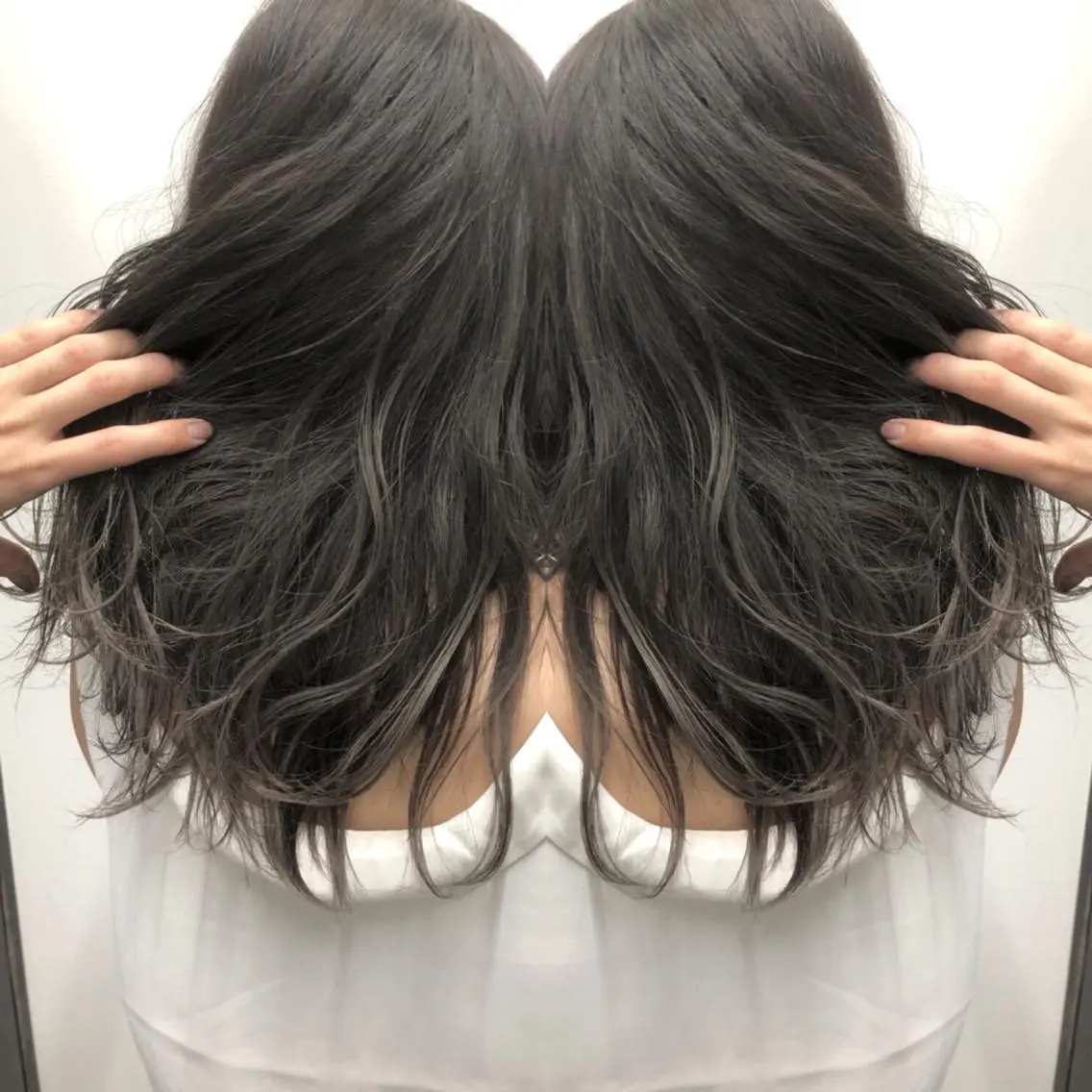 ロング カラー 🇺🇸龍ヶ崎ブリ ーチカラー🌴政野のヘアスタイル