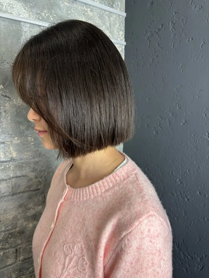 ショート ボブ 韓国風ヘア 透明感カラー🦋 Yuu🦋のヘアスタイル