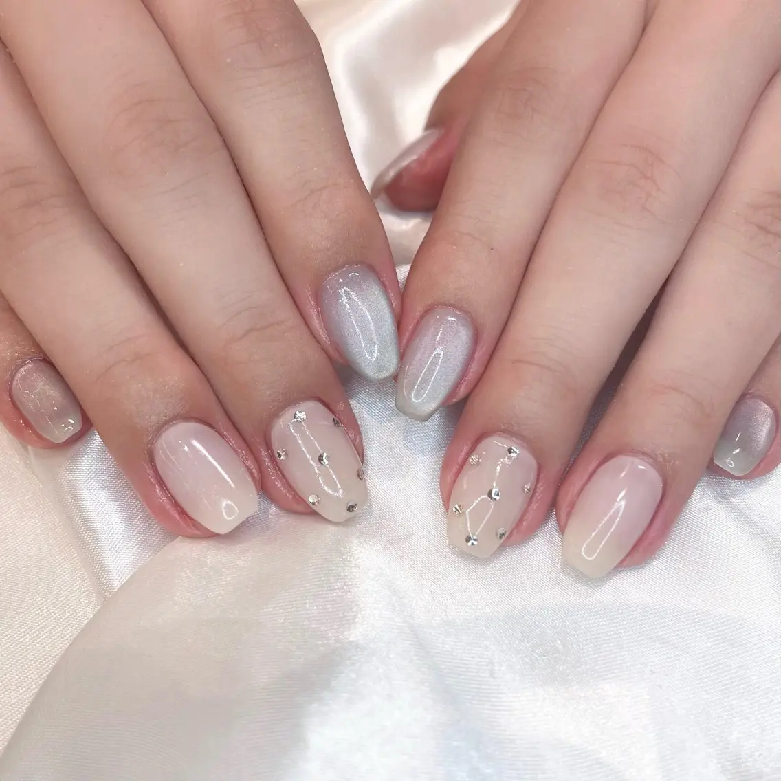 ネイル シンプルネイル ハンドネイル Tsuki🌙/渋谷 /パラジェルのネイルデザイン