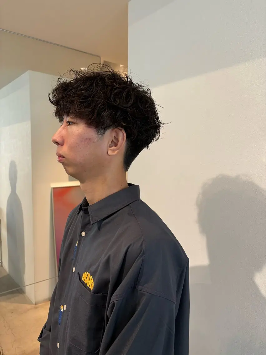 パーマ メンズ カット パーマ ANY/メンズ特化/ シバヤ ユウキのヘアスタイル
