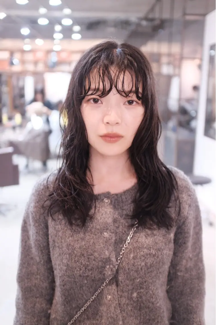 カット+デジタルパーマの写真