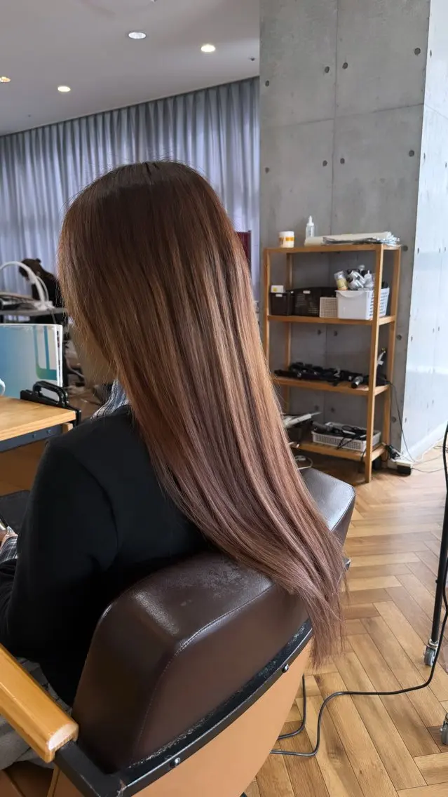 ロング sena エクステのヘアスタイル