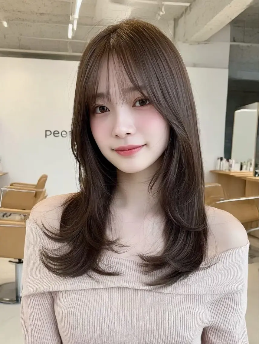 ロング カラー 🪼AI/透明感 カラー🪼のヘアスタイル