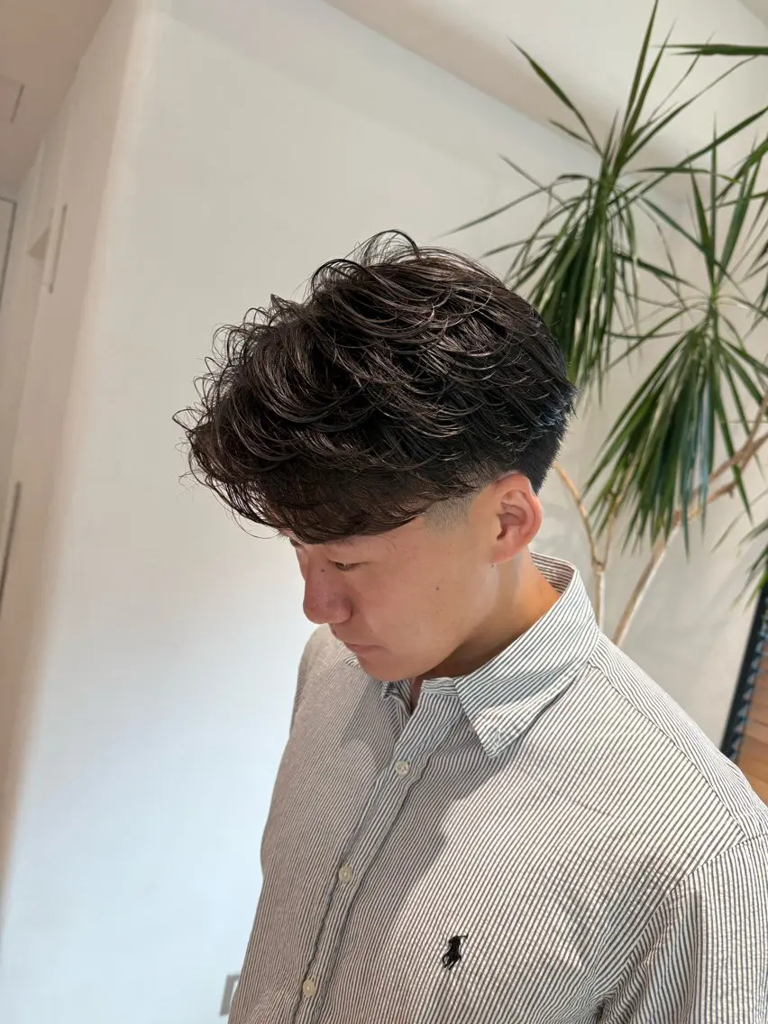メンズ カット トリートメント 渋谷／トレンドヘア 蓮のヘアスタイル