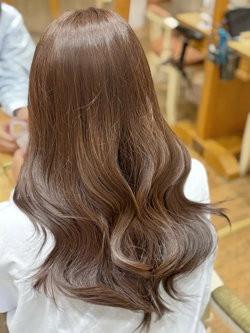 ロング ヘアカラー きょうか🎀 カラーモデル募集中のヘアスタイル