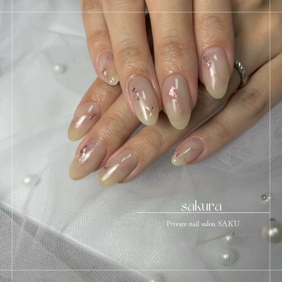 ネイル 春ネイル SAKU nail 作島茜のネイルデザイン