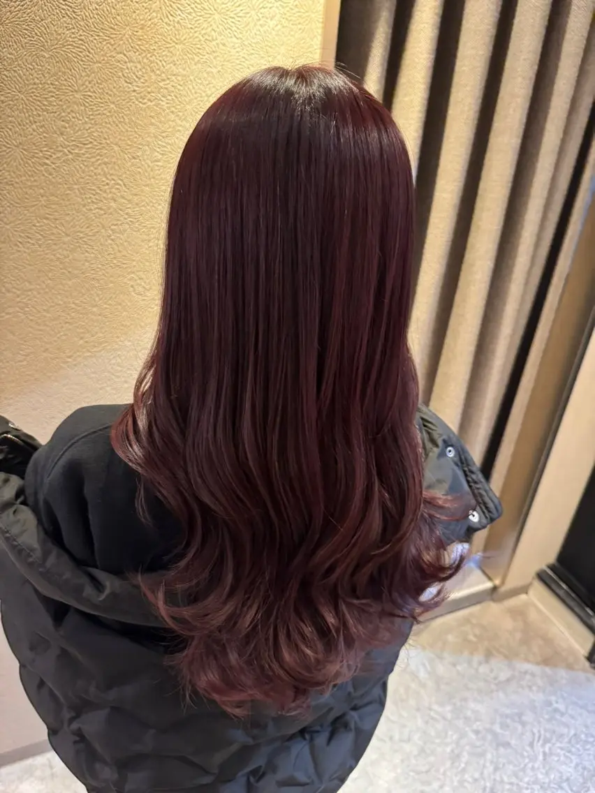 カラー カット ヘアカラー トリートメント 花木 志穂のヘアスタイル