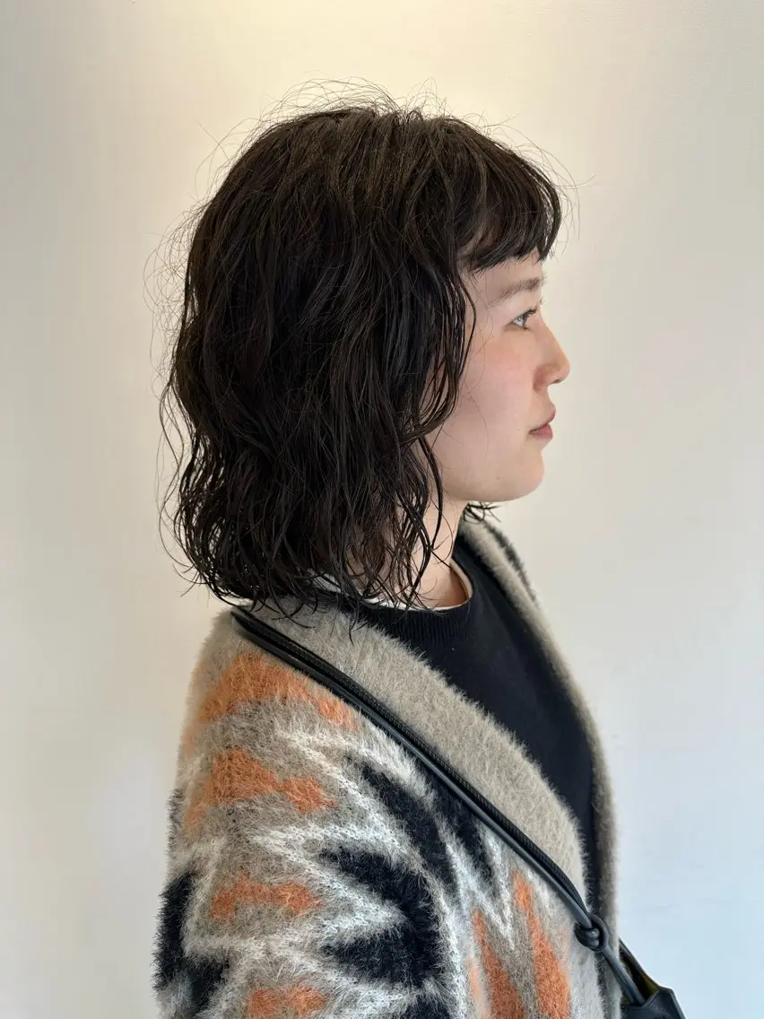 ミディアム パーマ ミディアムパーマ 🌈パーマスタイル 🌈NARUMIのヘアスタイル