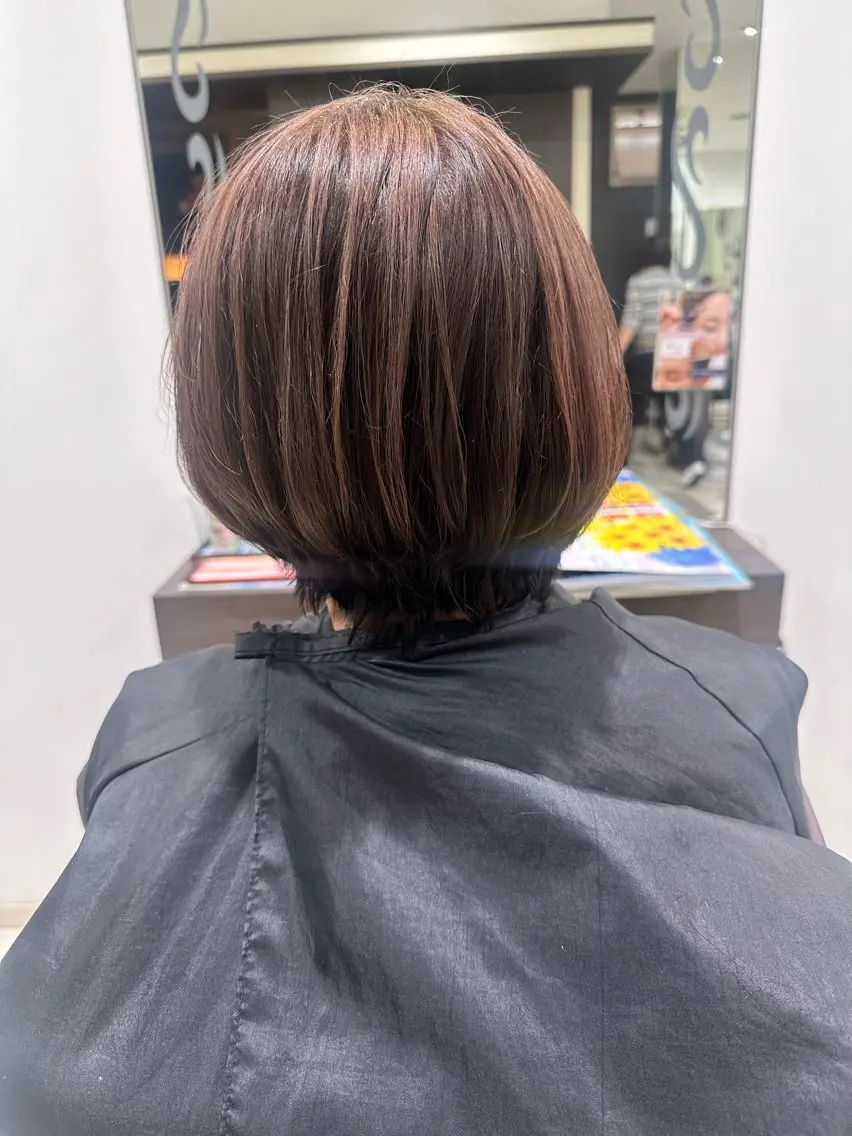 ショート ハイライト カット ヘアカラー 6/1空きあり🩷 艶々カラー🩷のヘアスタイル