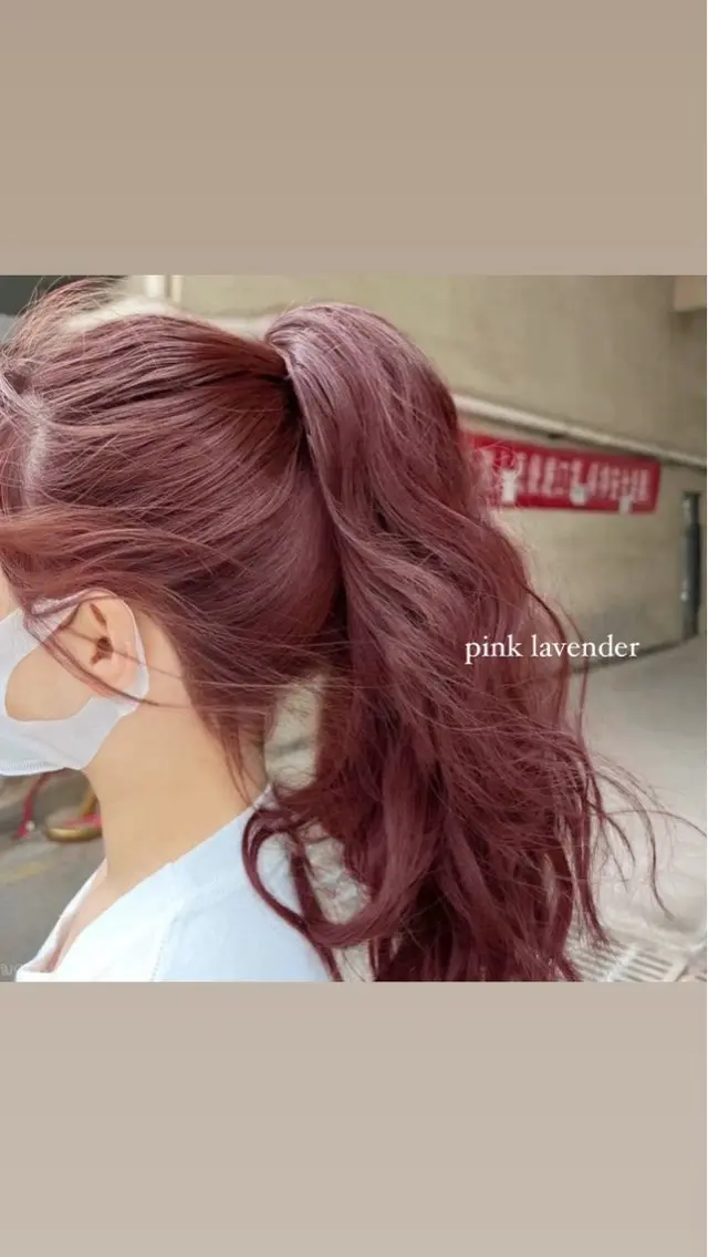 カラー Haruka 🎀暖色カラーのヘアスタイル