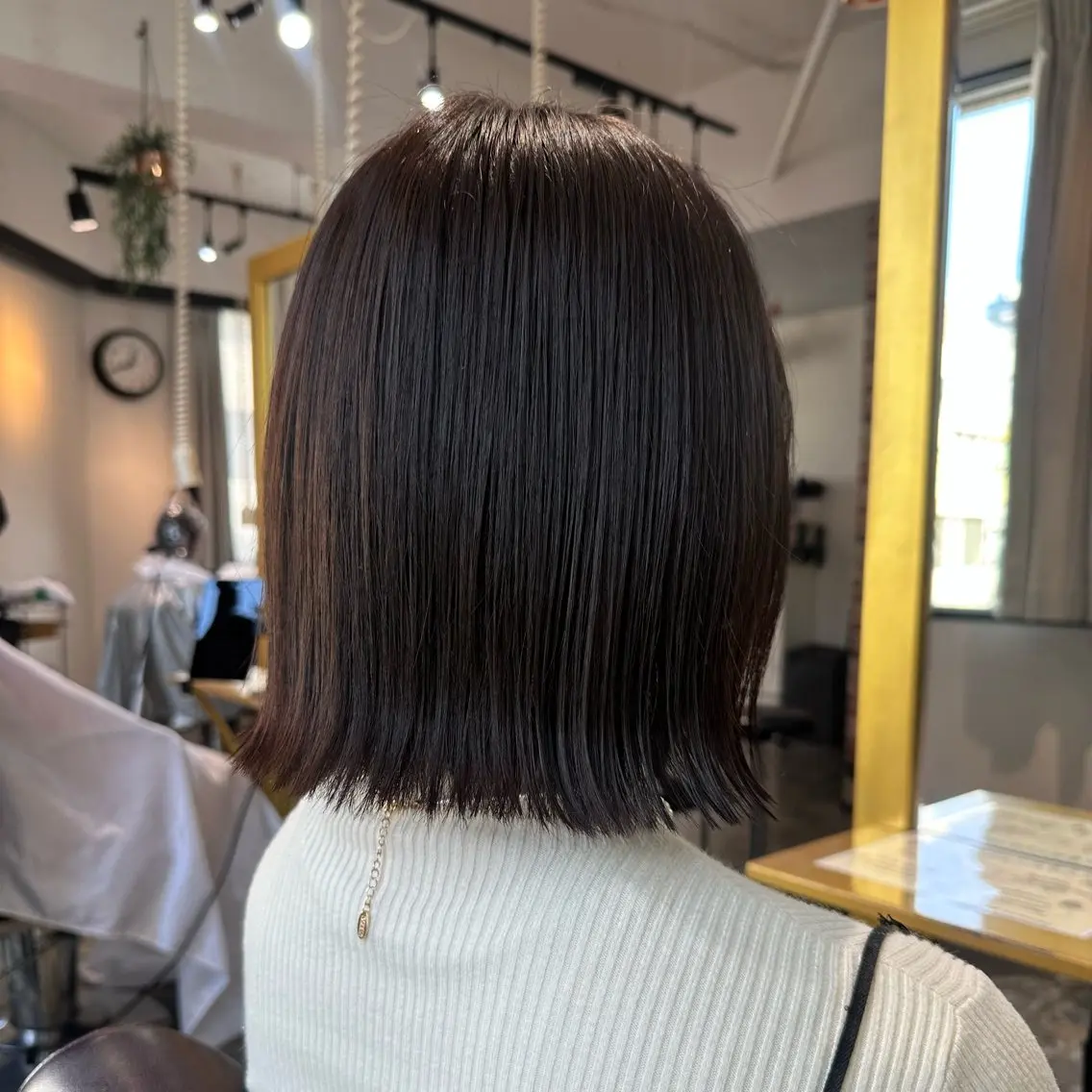 ミディアム カラー ベージュカラー カット ヘアカラー Saki💛心斎橋 髪質改善/艶カラーのヘアスタイル