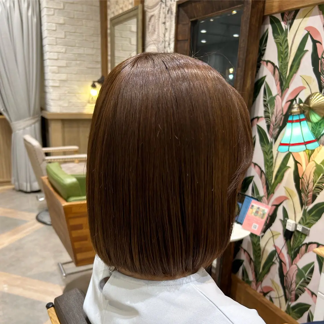 ミディアム カラー 無料カットモデル いけだあいりのヘアスタイル