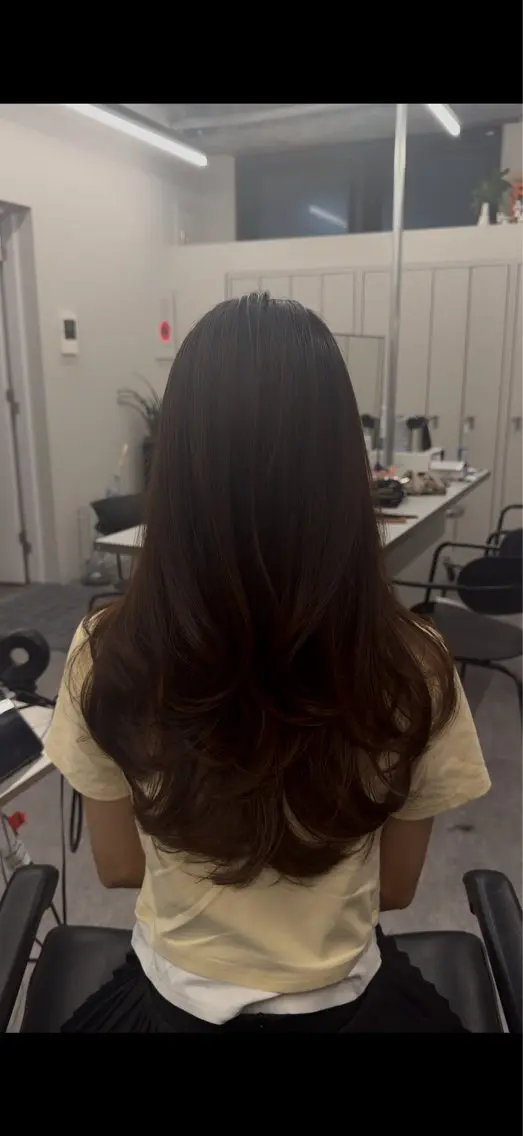 ロング 🎀 レイヤーカット カラー / 錦糸町のヘアスタイル