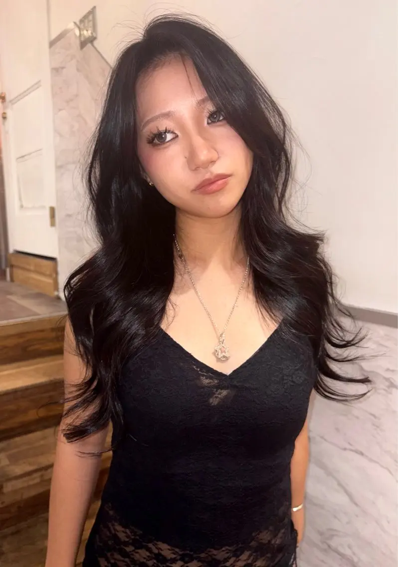 ロング 小船 柚月のヘアスタイル