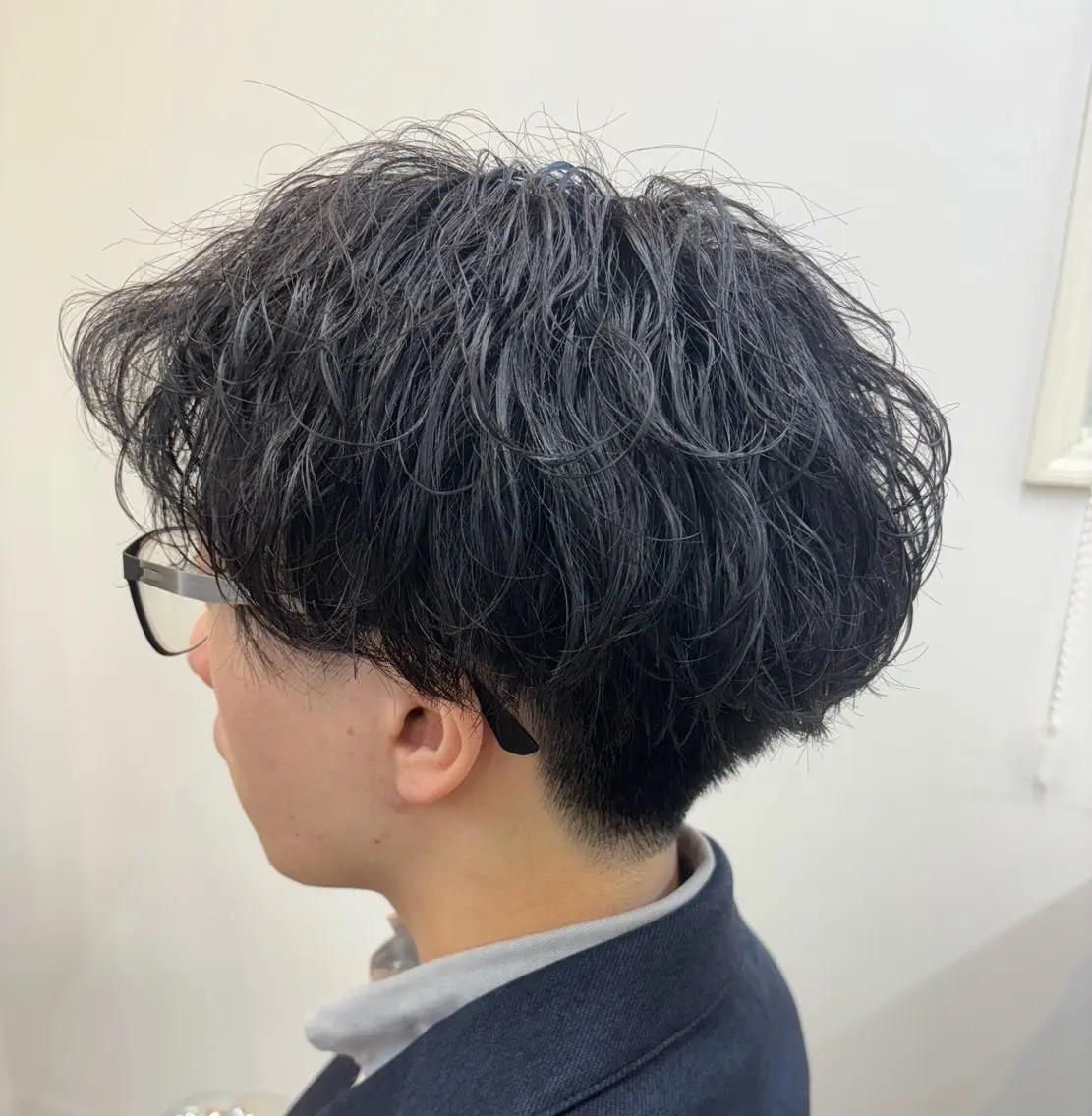 ショート パーマ メンズ メンズパーマ 波巻きパーマ Osawa Yutoのヘアスタイル