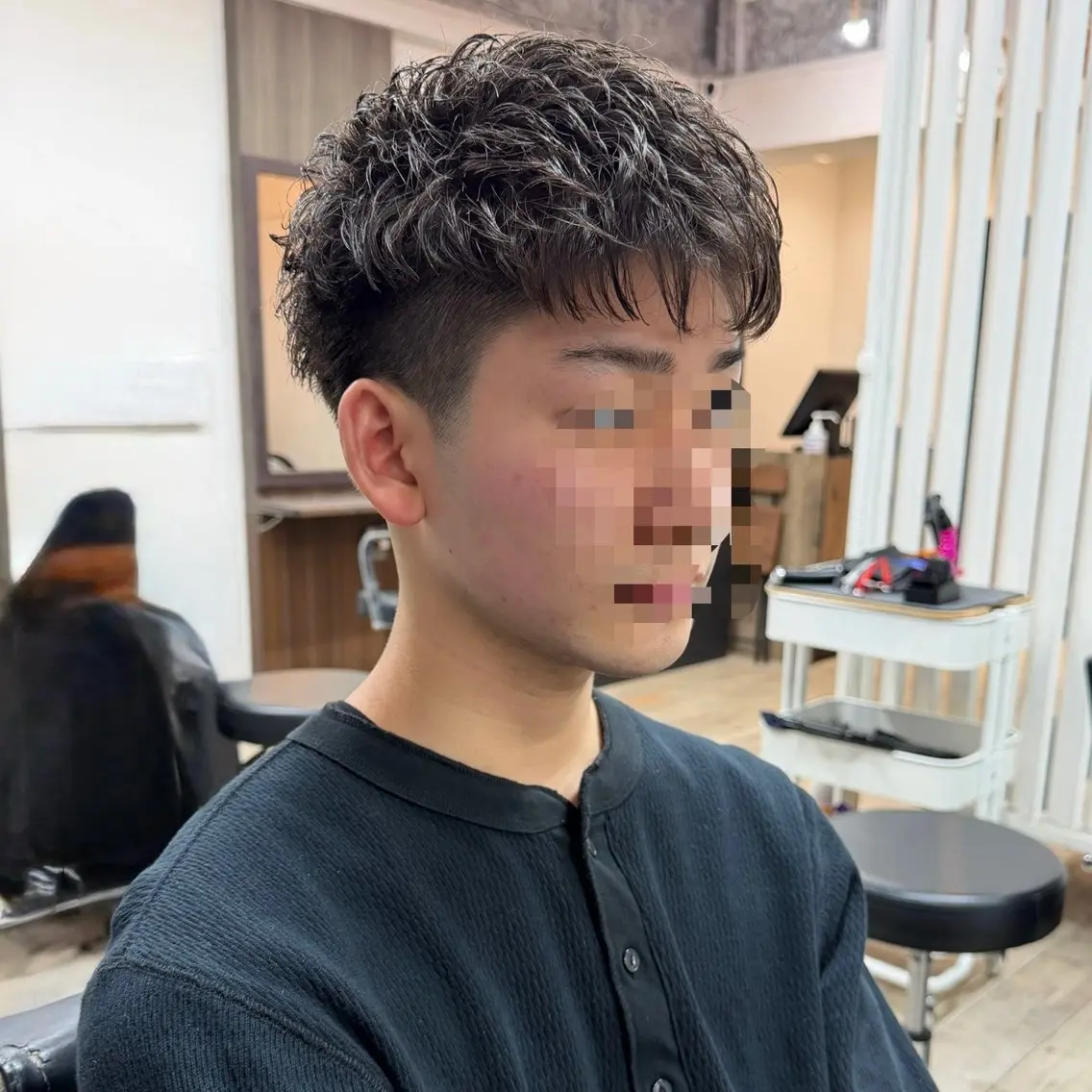 ショート パーマ メンズ スパイキーショート ショートヘア カット パーマ ヘアセット 【池袋/スパイキー ショート】ⓝⓘⓜⓤのヘアスタイル
