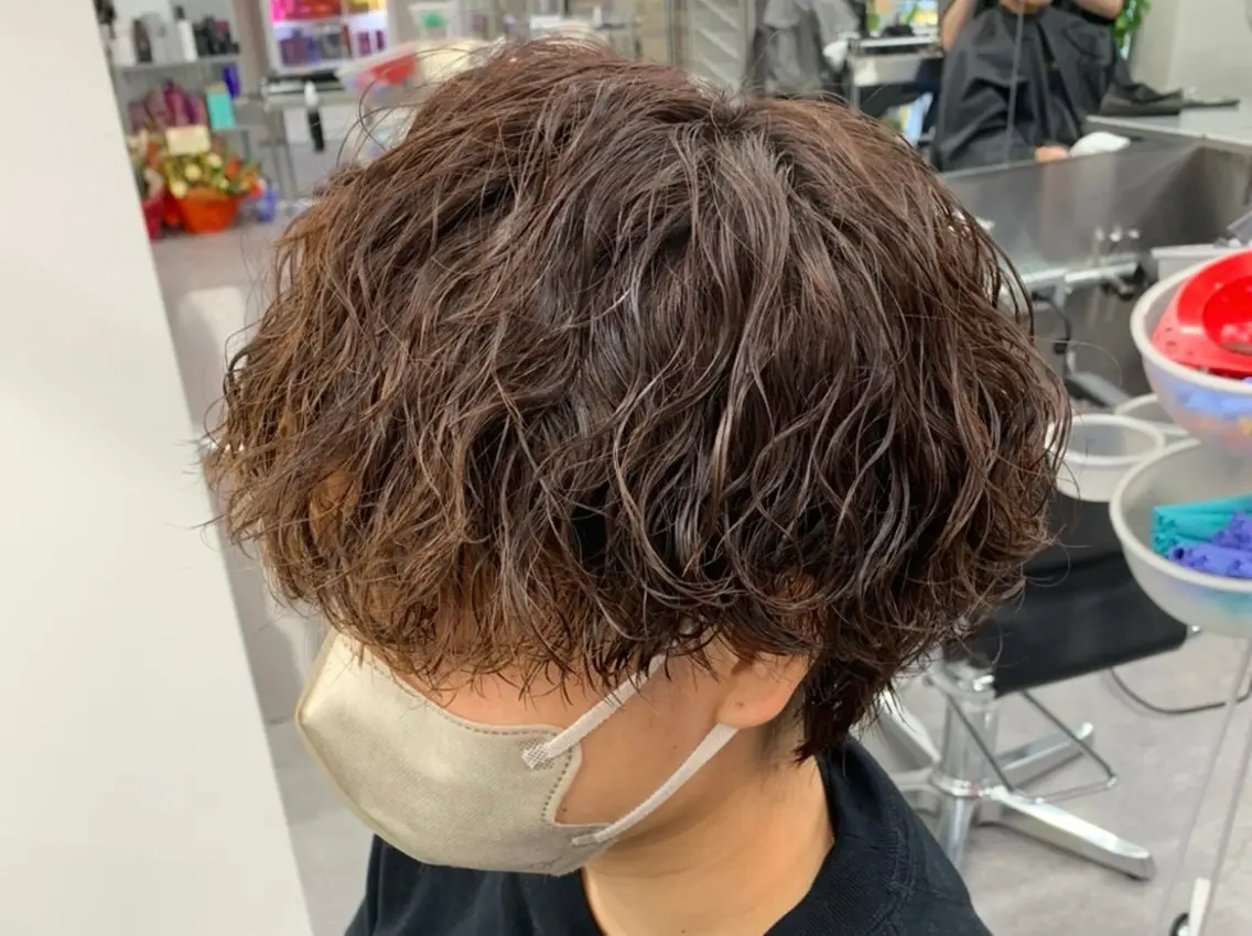 パーマ メンズ カット パーマ トリートメント モテ♡hair 🎠🫧ERIのヘアスタイル