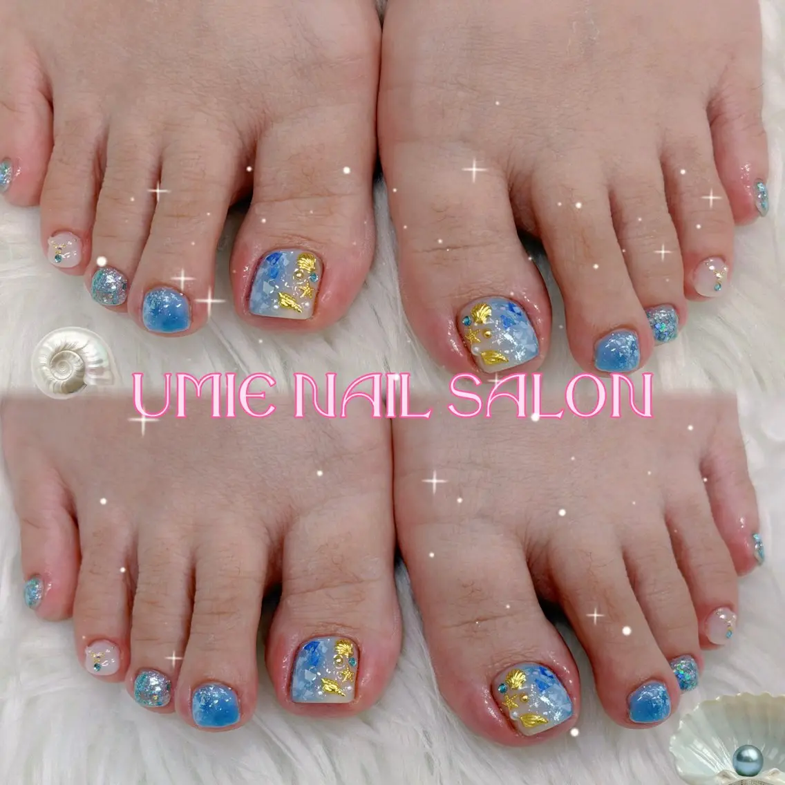 ネイル フットネイル UMIE NAIL SALONのネイルデザイン