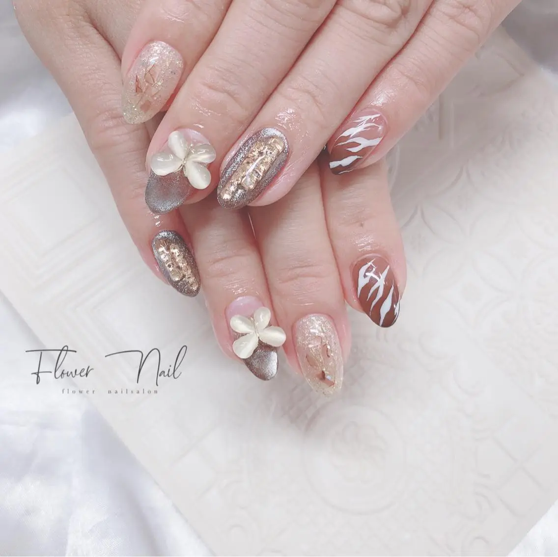 ネイル Flower nailのネイルデザイン