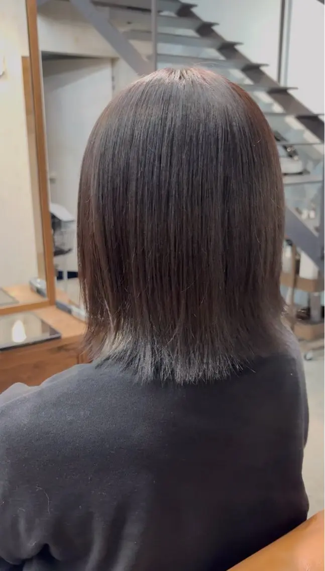 ミディアム カット ヘアカラー トリートメント SONO 【一宮】のヘアスタイル