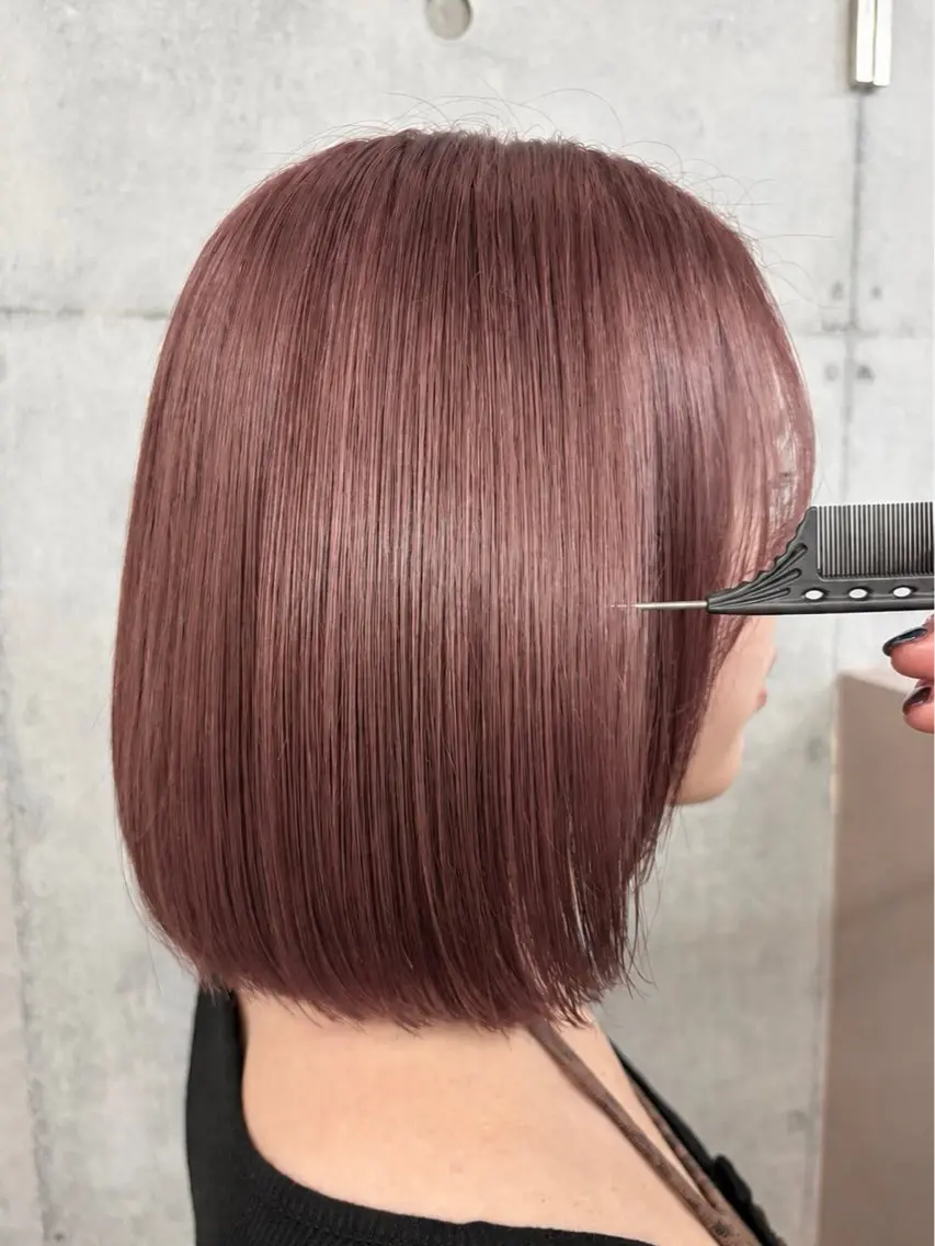 ミディアム カット ヘアカラー 🖤里央愛🖤 カットモデル募集中のヘアスタイル