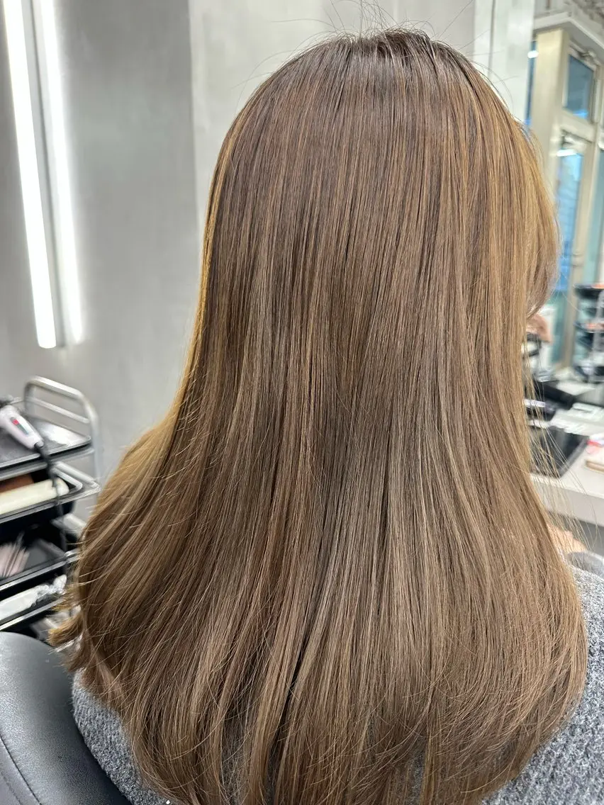 ロング カラー カット ヘアカラー トリートメント 長畑 光紀のヘアスタイル