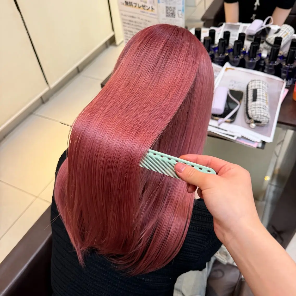 ロング ヘアカラー ゆあ🤎暖色系🍊 ミルクティー🥛⭐️のヘアスタイル