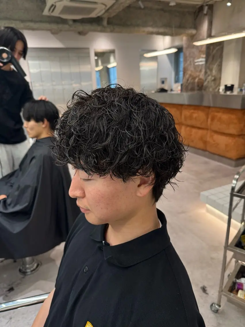 パーマ メンズ メンズパーマ ブリーチ/パーマ特化 片平和寿のヘアスタイル