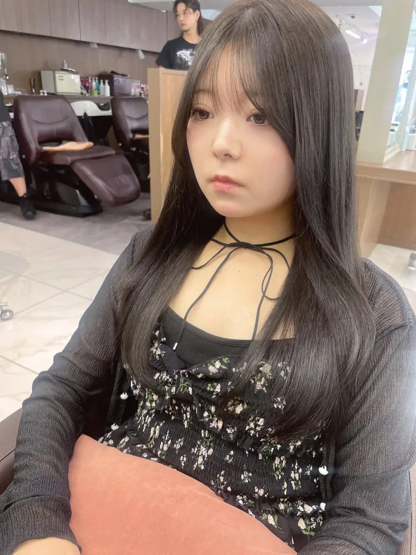 セミロング カラー カット ヘアカラー 店長福島成美/髪質 改善縮毛矯正/カラーのヘアスタイル