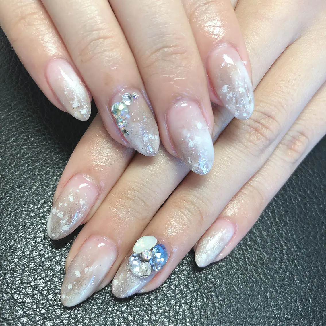 ネイル アートネイル グラデーション 大理石ネイル(マーブル) ストーンネイル Nail salon Stellaのネイルデザイン