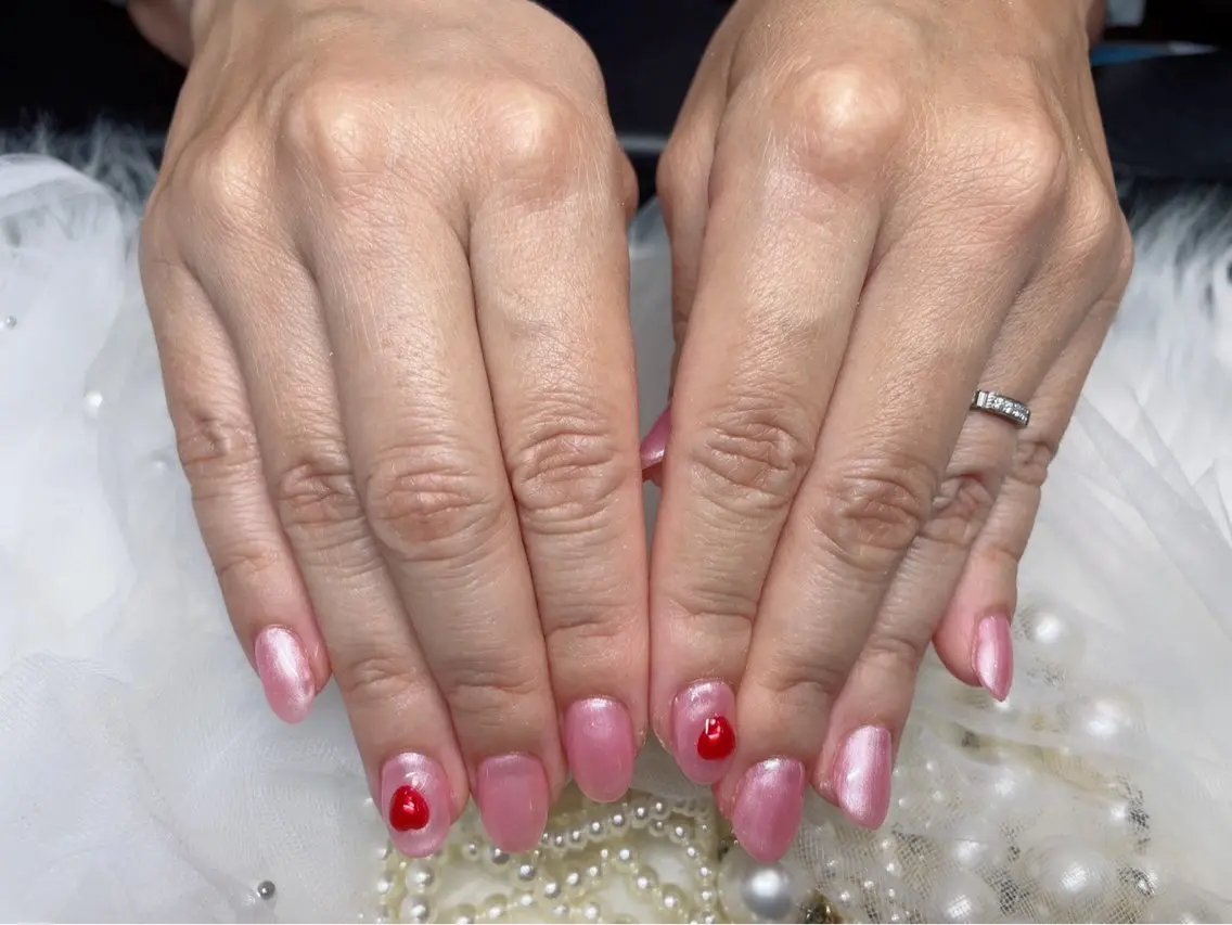 ネイル ワンカラーネイル ハンドネイル my nail plus 野江内代のネイルデザイン