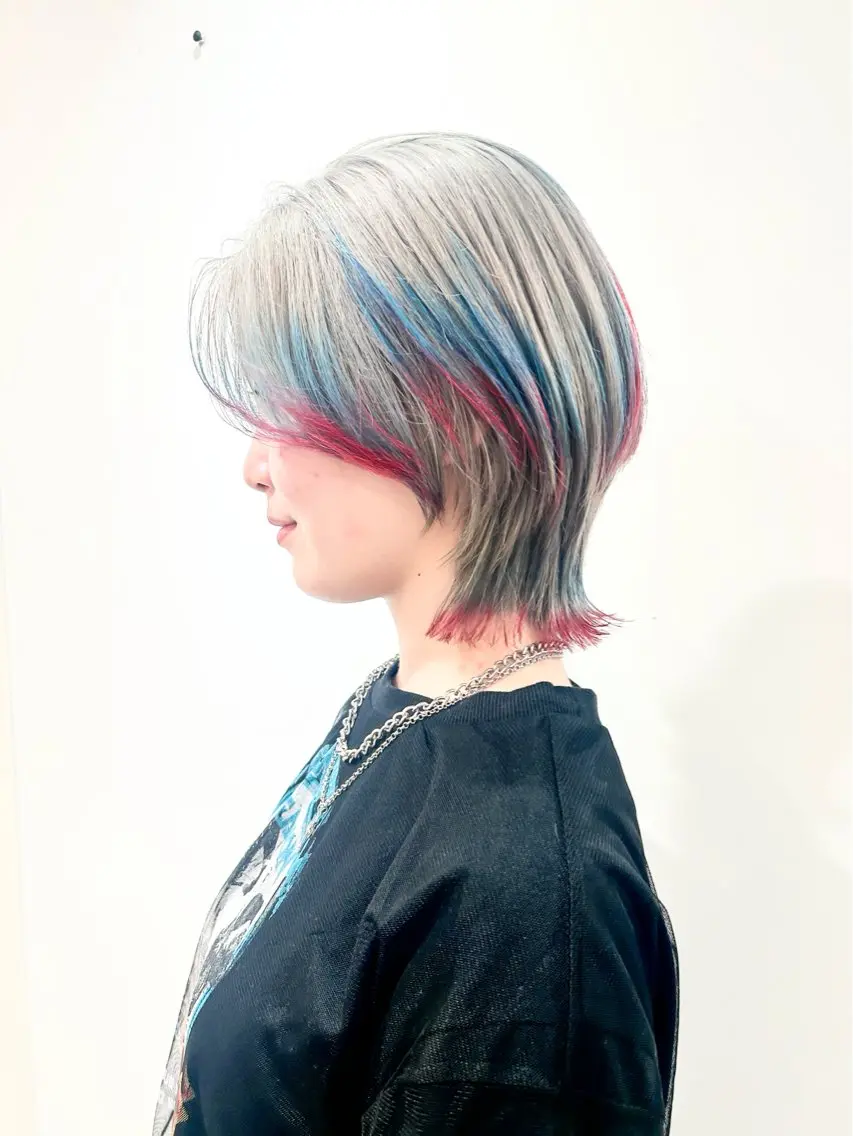【🌟2ブリーチ🌟】カット+ケアブリーチ×2+カラー+5stepトリートメントの写真