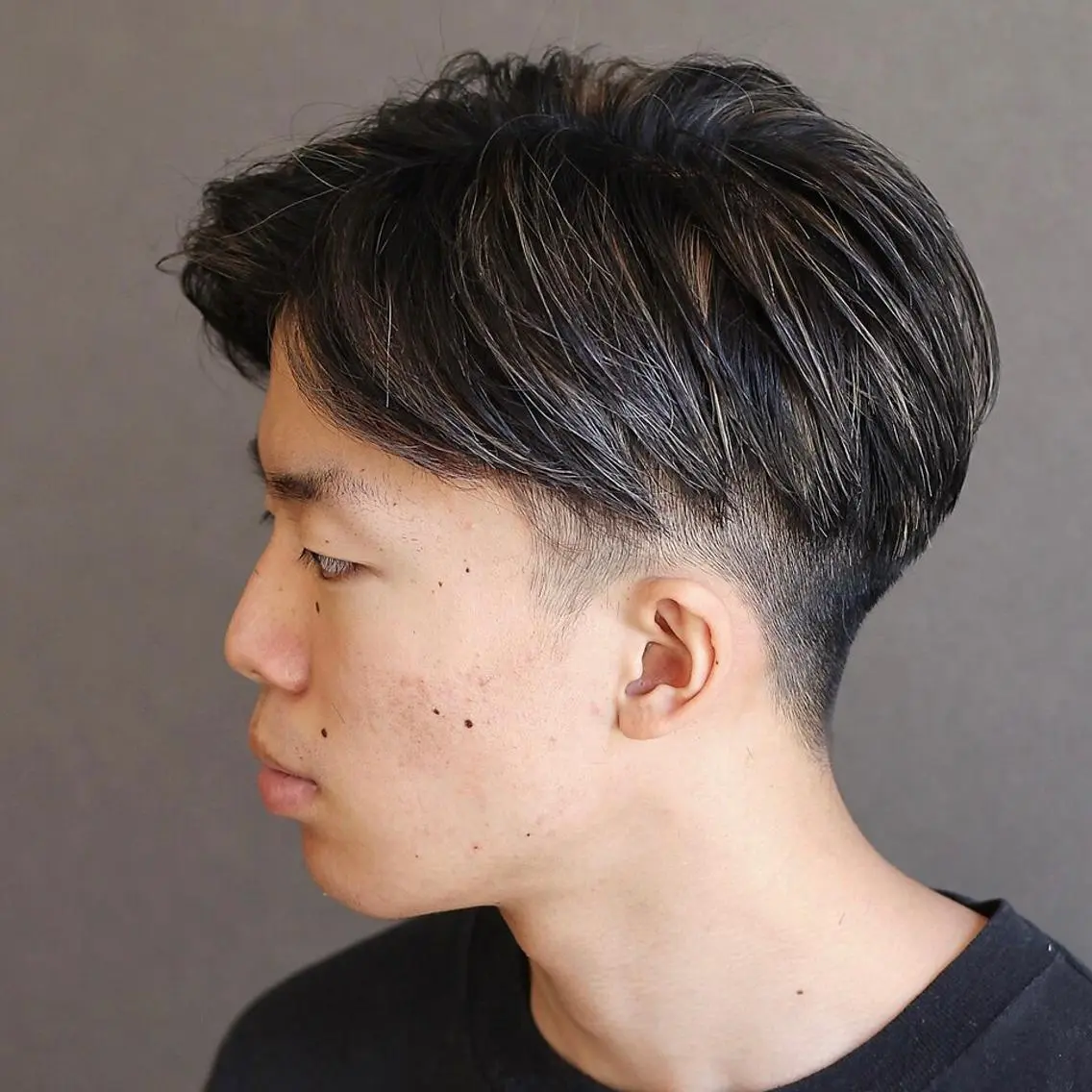 メンズ センターパート メンズメッシュ ツーブロック 佐藤 純のヘアスタイル