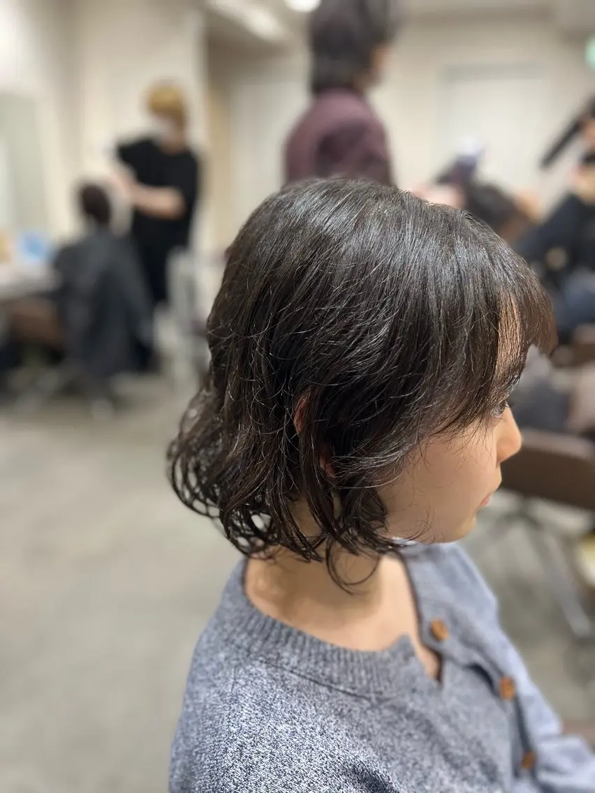 ショート パーマ パーマ/カラー /ヒナのヘアスタイル