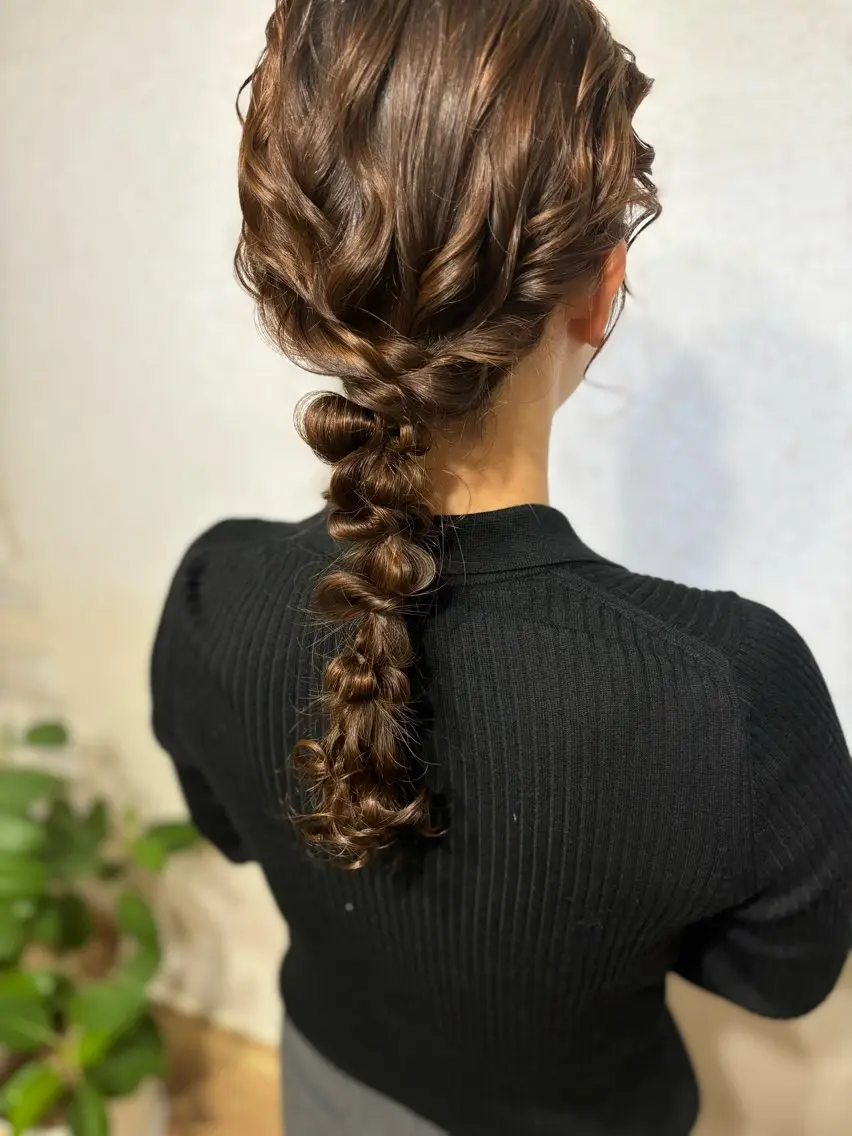 ヘアアレンジ ヘアセット hair salon【クラン】のヘアスタイル