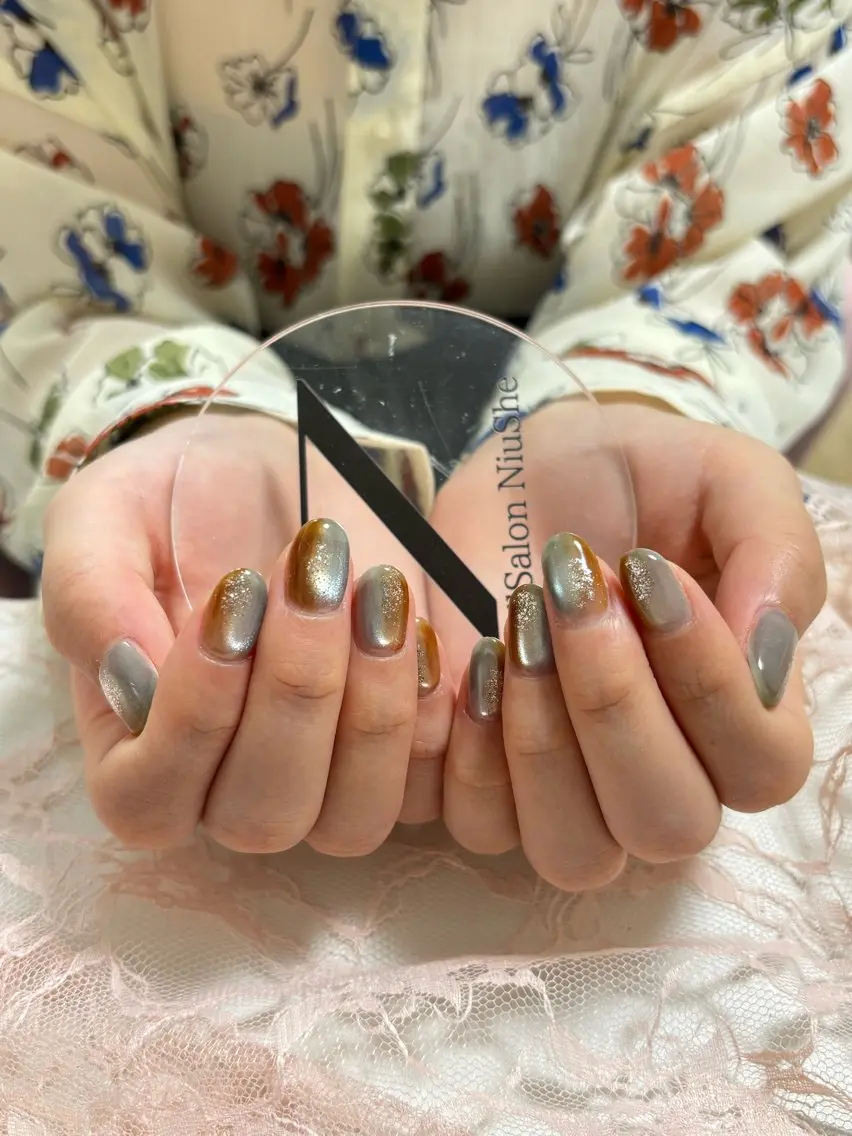 ネイル グラデーション ハンドネイル NiuShe SERIのネイルデザイン
