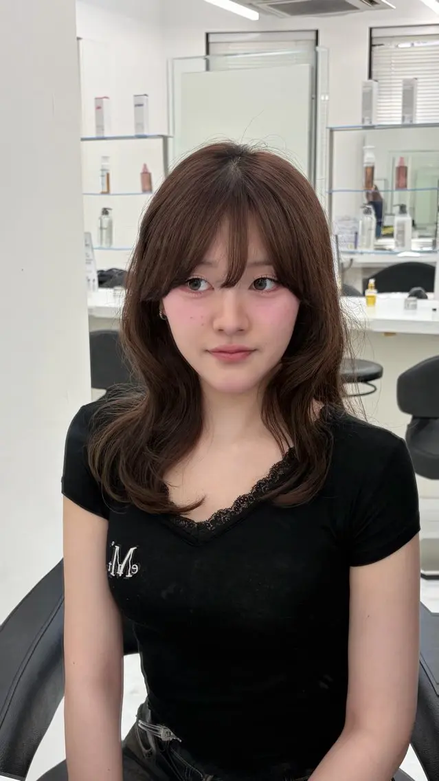 ロング カット Yuka/福岡美容室 /カラーモデル募集中のヘアスタイル