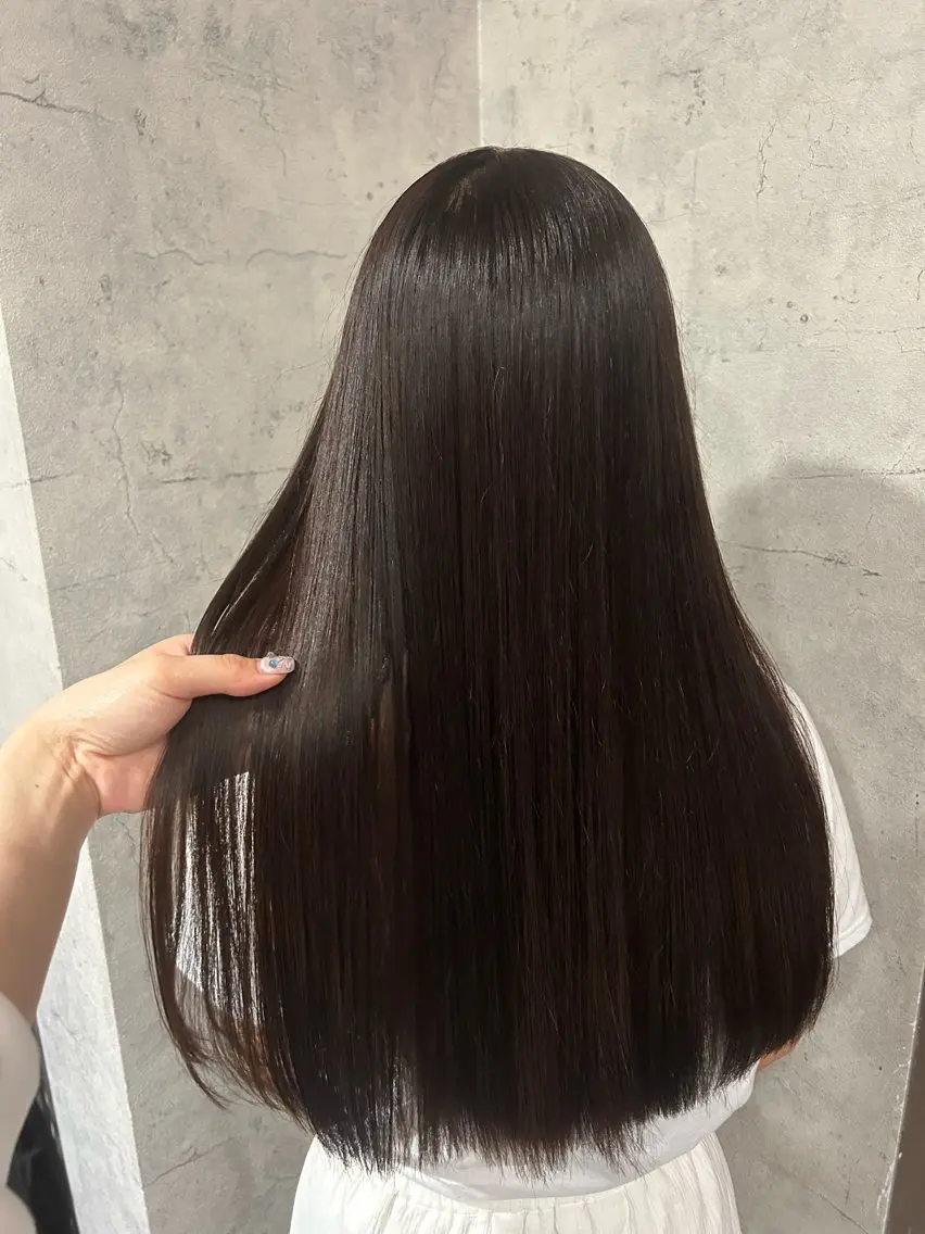 💛当日予約割!💛【ロング料金なし】カット+艶カラー✨の写真