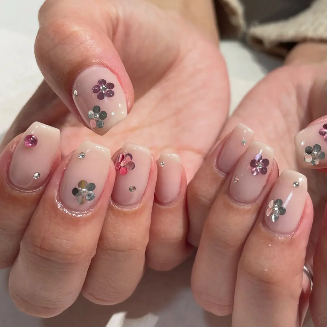 ネイル 春ネイル emu nail shionのネイルデザイン