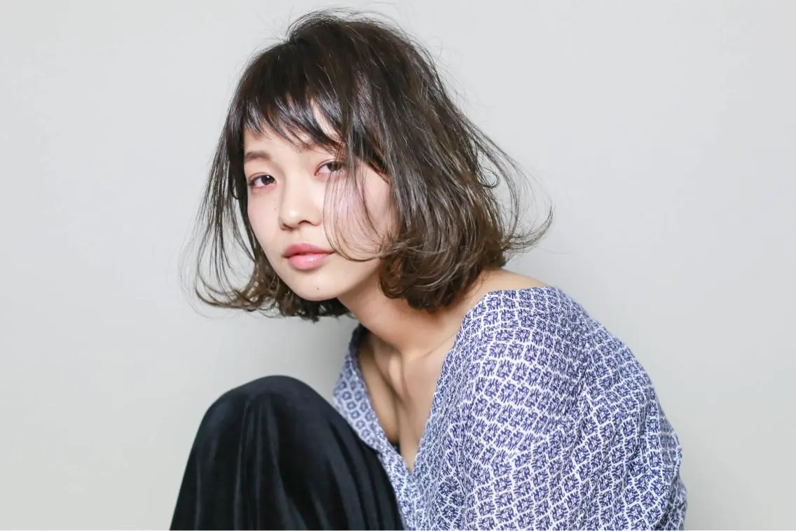 ショート 横井伴典 名古屋駅 メンズパーマ/カットのヘアスタイル