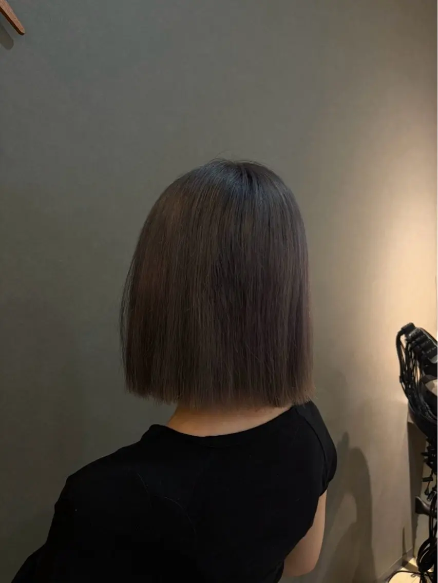 ショート ヘアカラー hair bonitaのヘアスタイル