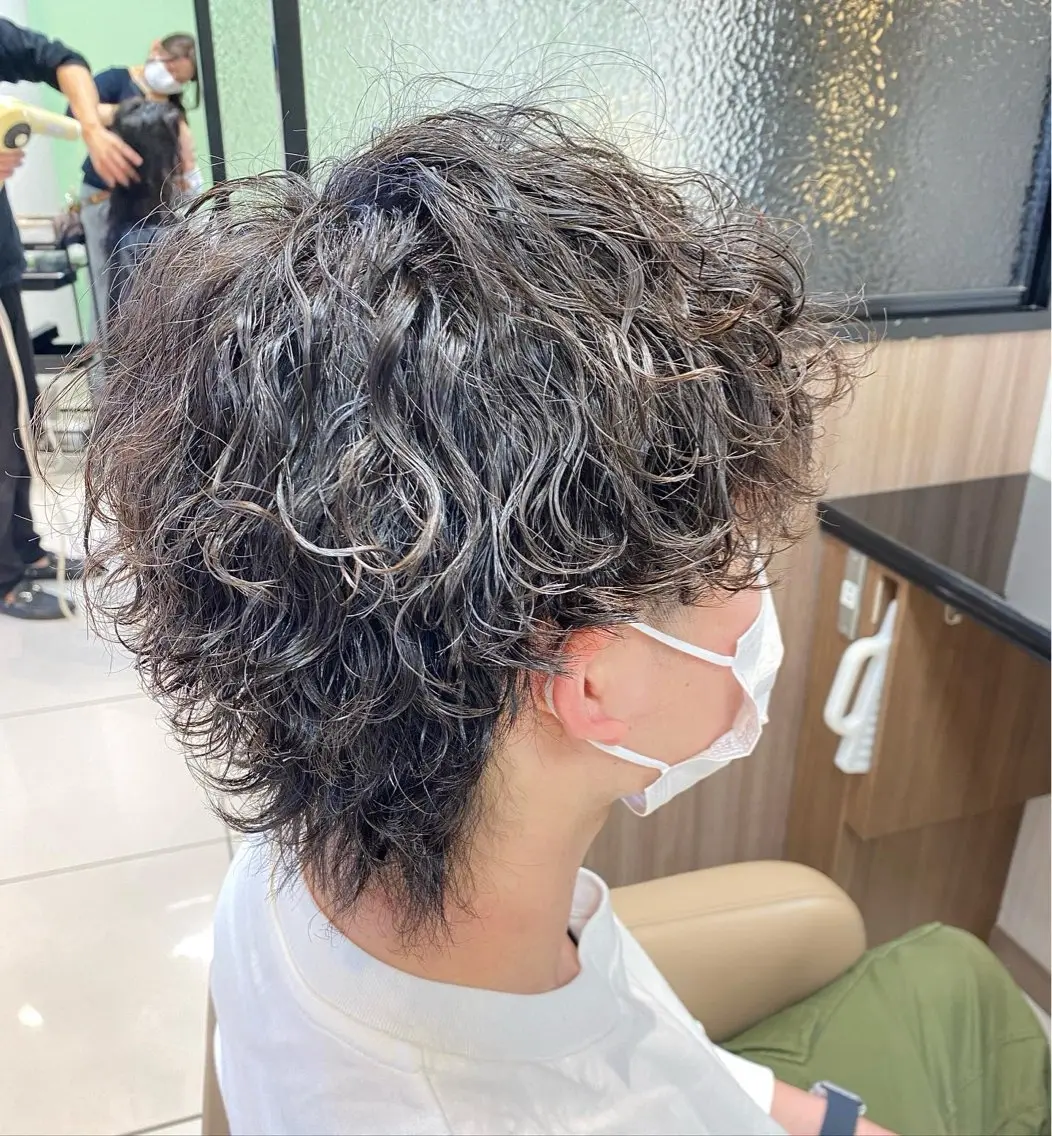 パーマ メンズ カット パーマ 《メンズ特化》 足立　正寛のヘアスタイル