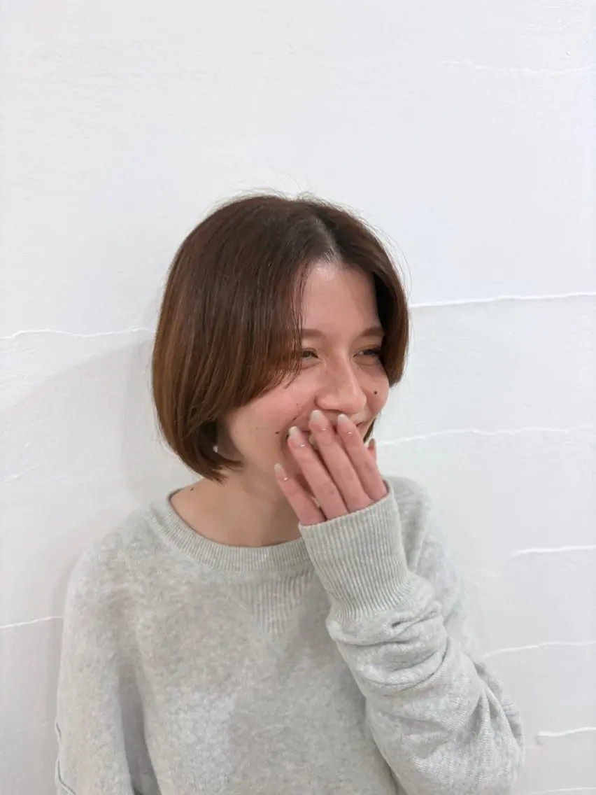 ミディアム カラー カット ヘアカラー Flat /rina🧸のヘアスタイル