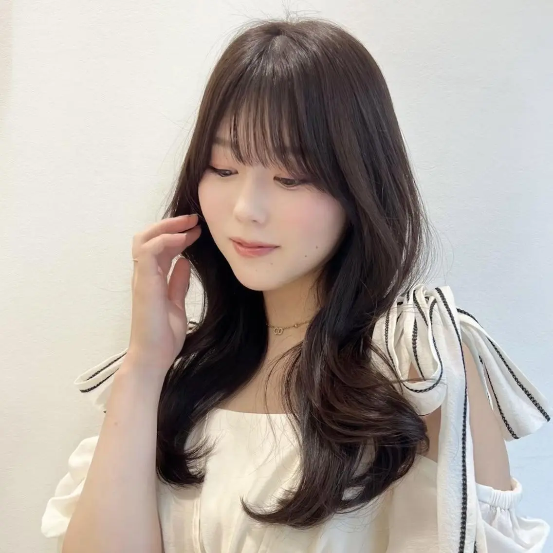 🪽🪞前髪カット➕うる艶透明感ワンカラー➕オリジナルトリートメント➕炭酸Spa🪞🫧の写真