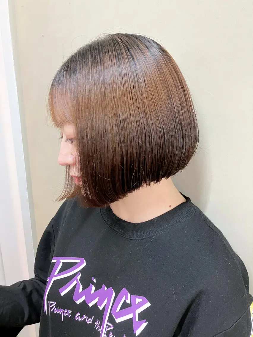 ショート ボブ 【ツヤ髪特化】 スズキアキエのヘアスタイル