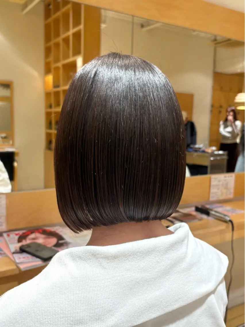 ミディアム ボブ 樋口 花穂のヘアスタイル
